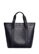 BALENCIAGA | Perforated logo leather tote bag | Men | Lane