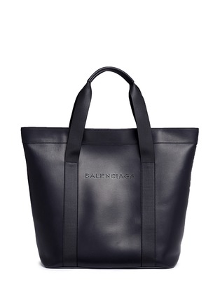 バッグ BALENCIAGA SUEDE STUDS LOGO TOTE BAG balenciaga leather tote bag black with white logo, Used | eBay