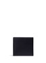 Back View - Click To Enlarge - BALENCIAGA - Perforated logo lambskin leather bifold wallet
