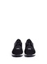 Front View - Click To Enlarge - BALENCIAGA - 'Race Runners' leather neoprene sneakers