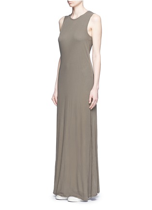 Front View - Click To Enlarge - JAMES PERSE - Layered cotton maxi dress