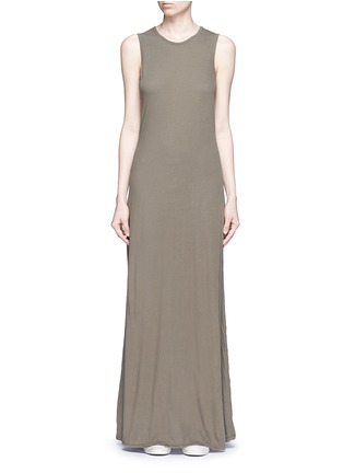 Main View - Click To Enlarge - JAMES PERSE - Layered cotton maxi dress