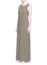 Figure View - Click To Enlarge - JAMES PERSE - Layered cotton maxi dress