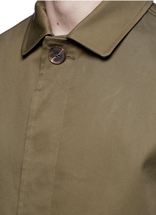 Detail View - Click To Enlarge - TOPMAN - Teflon® twill Mackintosh coat