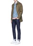 Figure View - Click To Enlarge - TOPMAN - Teflon® twill Mackintosh coat
