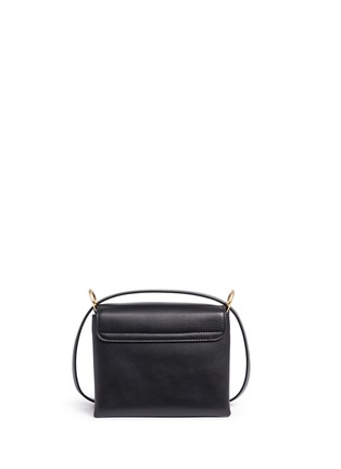 Back View - Click To Enlarge - ALEXANDER MCQUEEN - Twin skull leather satchel