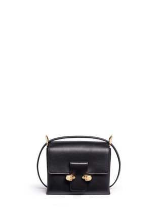 Main View - Click To Enlarge Main View - Click To Enlarge - ALEXANDER MCQUEEN - Twin skull leather satchel