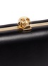 Detail View - Click To Enlarge - ALEXANDER MCQUEEN - Skull leather handle box clutch