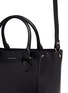 Detail View - Click To Enlarge - ALEXANDER MCQUEEN - 'Inside Out' top zip leather shopper tote