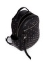 Detail View - Click To Enlarge - ALEXANDER MCQUEEN - Small stud chain leather backpack