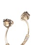 Detail View - Click To Enlarge - ALEXANDER MCQUEEN - 'King and Queen' skull cuff