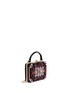 Figure View - Click To Enlarge - ALEXANDER MCQUEEN - 'Obsession' sequin embroidered leather handle satin box clutch