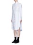 Front View - Click To Enlarge - THOM BROWNE  - Classic pleated bottom cotton Oxford shirt dress