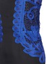 Detail View - Click To Enlarge - VICTORIA BECKHAM - Guipure lace silk crepe kick midi dress