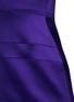 Detail View - Click To Enlarge - VICTORIA BECKHAM - V-neck seamed satin midi dress