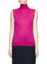 Main View - Click To Enlarge - VICTORIA BECKHAM - Turtleneck wool knit sleeveless top