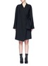 Main View - Click To Enlarge - VICTORIA, VICTORIA BECKHAM - Tie front twill coat