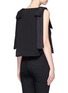 Back View - Click To Enlarge - VICTORIA, VICTORIA BECKHAM - Bow shoulder jersey tank top