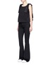 Figure View - Click To Enlarge - VICTORIA, VICTORIA BECKHAM - Bow shoulder jersey tank top