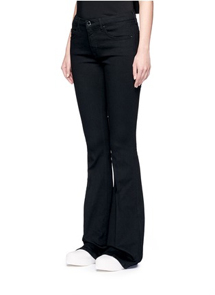 Front View - Click To Enlarge - VICTORIA, VICTORIA BECKHAM - Cotton blend flared jeans