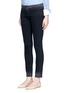 Front View - Click To Enlarge - VICTORIA, VICTORIA BECKHAM - 'Ankle Slim' dipped fade hem jeans