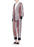 Figure View - Click To Enlarge - VICTORIA, VICTORIA BECKHAM - Strawberry print silk twill pyjama shirt