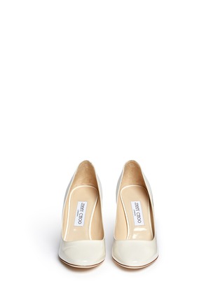 Front View - Click To Enlarge - JIMMY CHOO - 'Esme' patent leather pumps