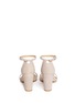 Back View - Click To Enlarge - STUART WEITZMAN - Nearly Nude' block heel leather sandals