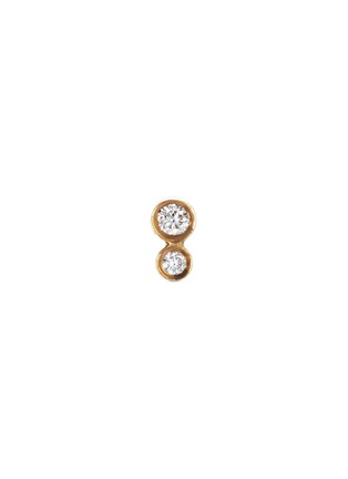 Main View - Click To Enlarge - SOPHIE BILLE BRAHE - 'Lulu Diamant' diamond 18k yellow gold single earring