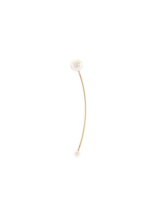 Main View - Click To Enlarge - SOPHIE BILLE BRAHE - Elipse Lounge' akoya pearl 14k yellow gold single earring