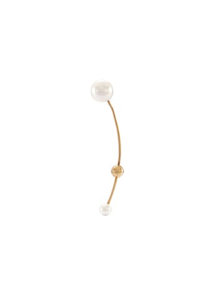 Main View - Click To Enlarge - SOPHIE BILLE BRAHE - Elipse Petite Dor' akoya pearl 14k yellow gold single earring