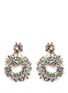 Main View - Click To Enlarge - J CREW - Crystal wreath earrings