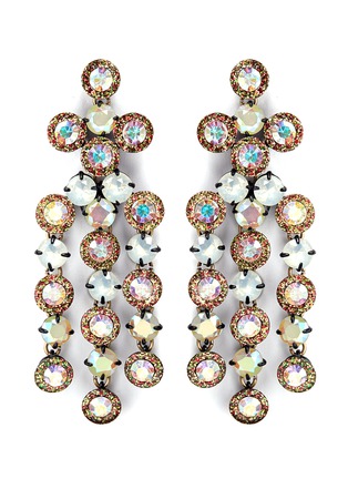 Main View - Click To Enlarge - J.CREW - Cascade crystal earrings