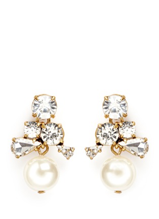 Main View - Click To Enlarge - J.CREW - Pearl cluster earrings