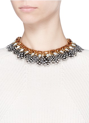 Figure View - Click To Enlarge - J.CREW - Feather collar necklace