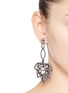 Figure View - Click To Enlarge - J.CREW - Lotus pavé earrings