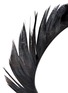 Detail View - Click To Enlarge - YUNOTME - 'Lisbeth' feather trim velvet headband
