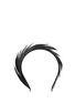 Main View - Click To Enlarge - YUNOTME - 'Lisbeth' feather trim velvet headband