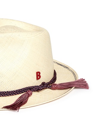 Detail View - Click To Enlarge - MY BOB - 24 Hours' tassel cordon Panama hat