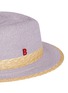 Detail View - Click To Enlarge - MY BOB - 'Folco' paper trim straw Panama hat