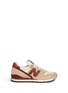 Main View - Click To Enlarge - NEW BALANCE - '996 Distinct Mid-Century Modern' suede sneakers