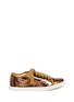 Main View - Click To Enlarge - LANVIN - Metallic leather sneakers