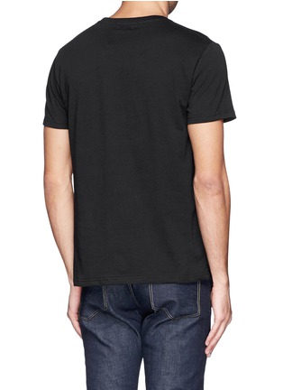 Back View - Click To Enlarge - ALEXANDER MCQUEEN - Feather skull print T-shirt