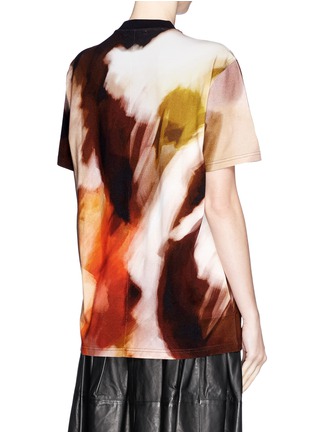 Back View - Click To Enlarge - GIVENCHY - Paint print T-shirt