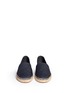 Figure View - Click To Enlarge - TORY BURCH - Denim leather espadrilles