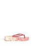 Main View - Click To Enlarge - TORY BURCH - 'Thandie' blossom print wedge flip-flops