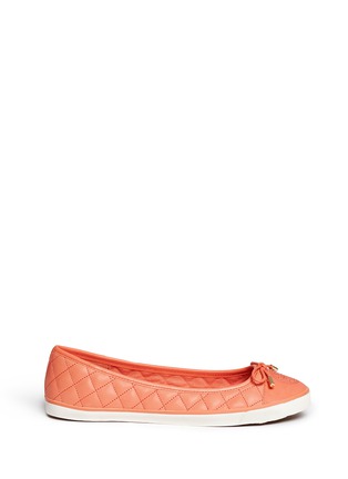 Main View - Click To Enlarge - TORY BURCH - 'Skyler' quilted nappa leather flats