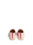 Back View - Click To Enlarge - TORY BURCH - 'Lonnie' leather logo canvas espadrille flats