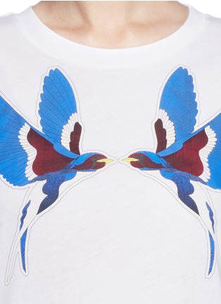 Detail View - Click To Enlarge - STELLA MCCARTNEY - Swallow print cotton jersey T-shirt
