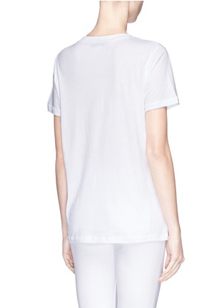 Back View - Click To Enlarge - STELLA MCCARTNEY - Swallow print cotton jersey T-shirt